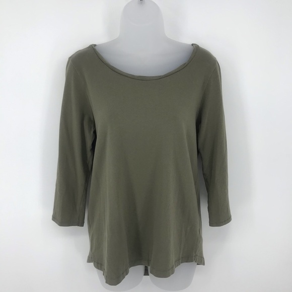 Sigrid Olsen 3/4 Sleeve Top - Picture 4 of 9